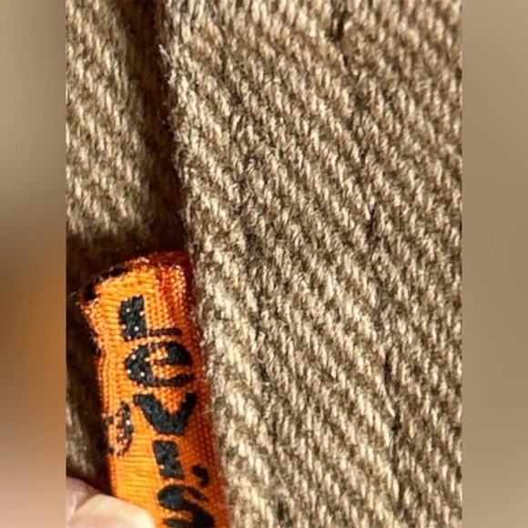 Levi’s 517 Orange Tab jeans 36x32 Made in USA Vintage Rare brown/tan denim - Picture 3 of 13